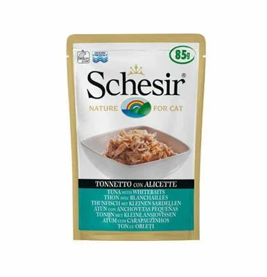 Cibo Umido Per Gatti SCHESIR CAT BUSTE TONNO/ALICI 20 X GR 85