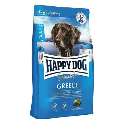 MANGIME SECCO  CANI HAPPYDOG GREECE AGNELLO/GAMBERI/CALAMARI KG 11