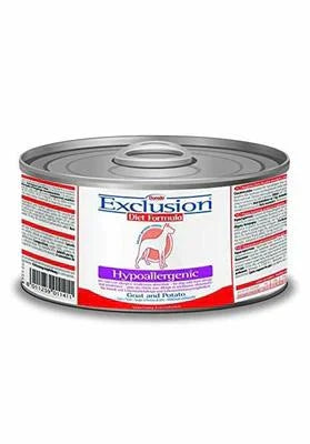 mangime umido per cani EXCLUSION UM CAPRA/PATATE GR 200