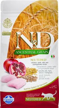 MANGIME SECCO PER GATTI ND CAT ANCESTRAL NEUTERED POLLO/MELOGRANO KG 1,5