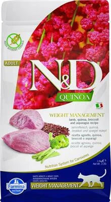 MANGIME SECCO PER GATTI ND CAT QUINOA SKIN/COAT QUAGLIA/COCCO/CURCUMA KG 5