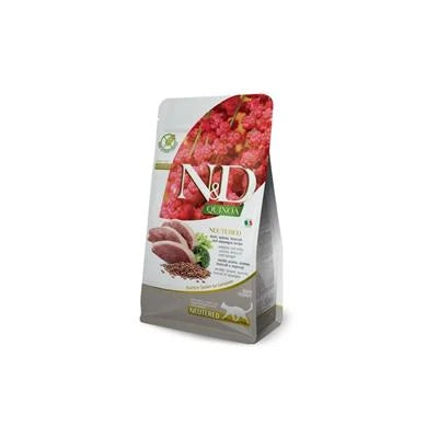 MANGIME SECCO PER GATTI ND CAT QUINOA NEUTERED ANATRA/BROCCOLI/ASPARAGI KG 5