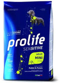 MANGIME SECCO PER CANI PROLIFE DOG SENSITIVE MINI CONIGLIO/PATATE KG 7